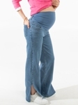 Euromama брюки джинс широкие ем BL6045/40, 42, синий
